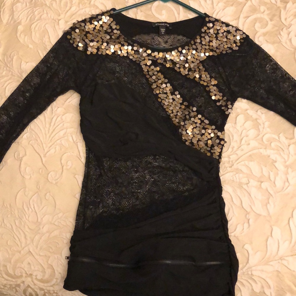 Beautiful bebe lace top